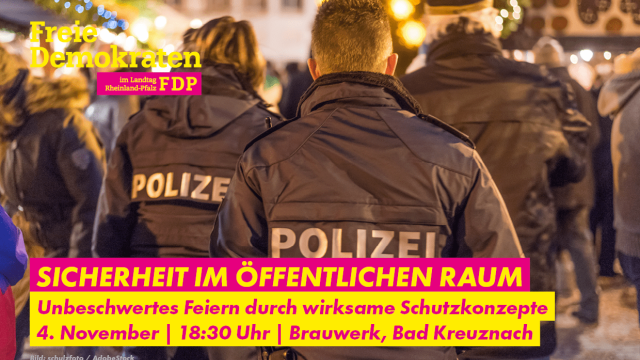 Titelbild Veranstaltung Sicherheit im öffentlichen Raum