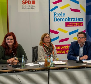 Pressekonferenz der Ampelkoalition am 2. Dezember 2024 zum Doppelhaushalt 2025/26